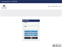 Tablet Screenshot of colegiopioxii.souzanet.com.br